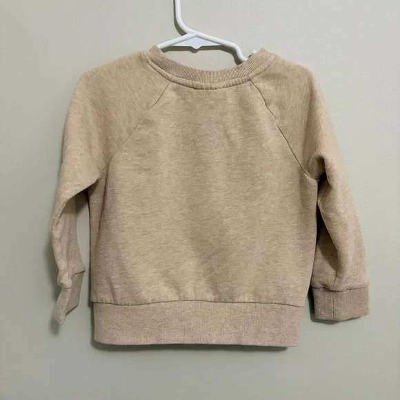 Cat & Jack Tan Bear Graphic Sweatshirt Boys 3T - Picture 5 of 5